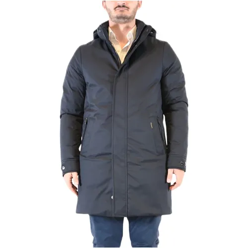 Down-filled Coat with Waterproof Membrane , male, Sizes: M, L - Moorer - Modalova