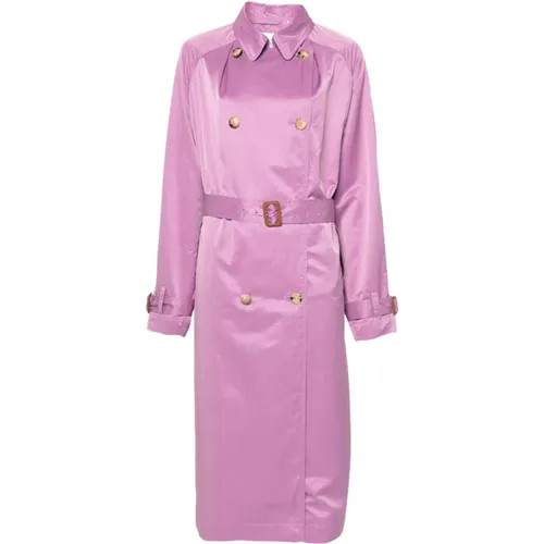 Lilac Long Coat , female, Sizes: 2XS - Isabel marant - Modalova