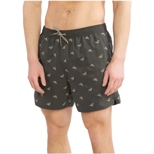 Bedruckte Badehose - , Herren, Größe: M - Emporio Armani - Modalova