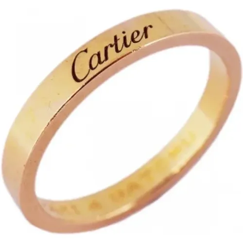 Pre-owned Rose Gold rings , female, Sizes: ONE SIZE - Cartier Vintage - Modalova