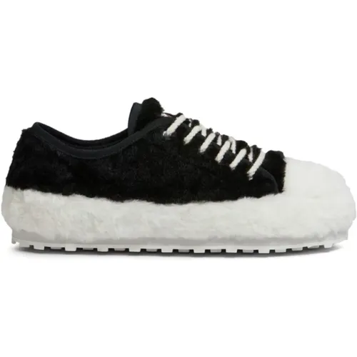 Sneakers Teddy Shearling Bicolor , male, Sizes: 5 UK, 8 UK, 7 UK, 6 UK, 10 UK, 9 UK - Marni - Modalova