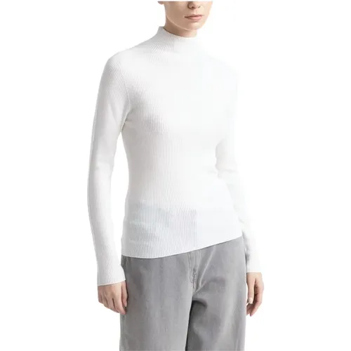 Reine neue Wolle Rollkragenpullover , Damen, Größe: XS - PESERICO - Modalova