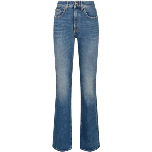 Flared Jeans , Damen, Größe: W25 - Golden Goose - Modalova