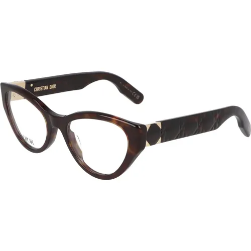 Elegante Cat Eye Brille , unisex, Größe: 52 MM - Dior - Modalova