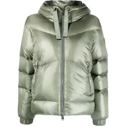 Tundra Grey Puffer Jacket , female, Sizes: M - Woolrich - Modalova