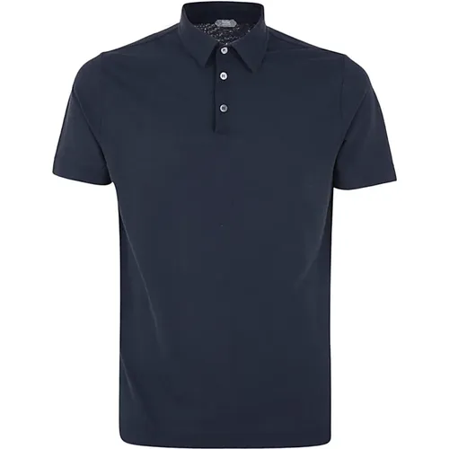 Polo Basic T-Shirt , male, Sizes: 3XL, XL, L - Zanone - Modalova
