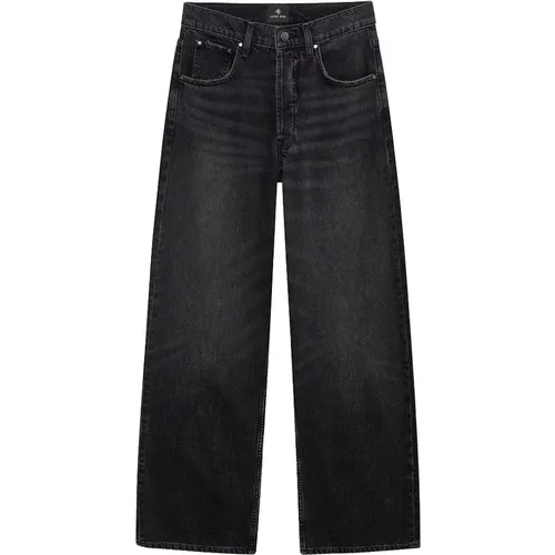 Manon Jeans - Dunkel Steingrau , Damen, Größe: W31 - Anine Bing - Modalova