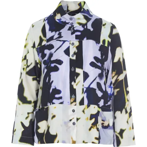 Blumige Oversized Bluse Iki Fsc Sabi - Bitte Kai Rand - Modalova