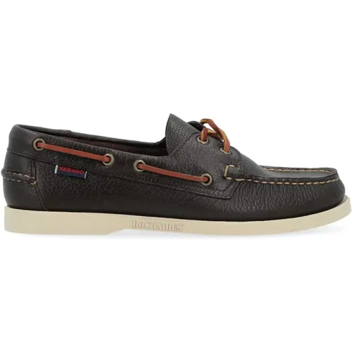 Martellato Braune Porzellanschale , Herren, Größe: 44 1/2 EU - Sebago - Modalova