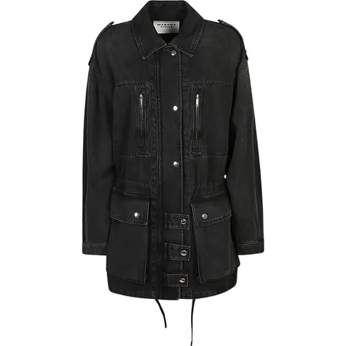 Schwarzer Parka für Damen - Isabel Marant Étoile - Modalova