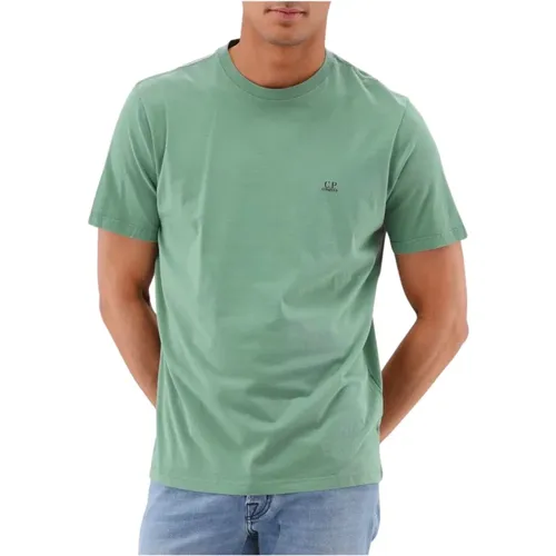 Grünes Jersey Goggle T-Shirt - C.P. Company - Modalova