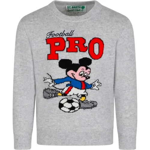 Kaschmir Mickey Bomber Pullover - MC2 Saint Barth - Modalova