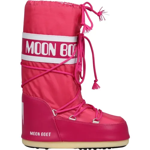 Nylon Schneestiefel Thermodesign , Damen, Größe: 35 EU - moon boot - Modalova