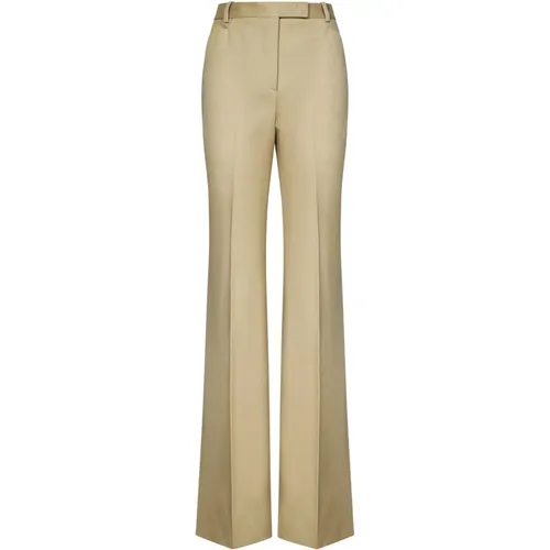 High Waist Wide Leg Trousers Honey , female, Sizes: M - Tom Ford - Modalova