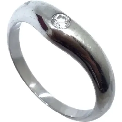 Pre-owned Platinum rings , female, Sizes: ONE SIZE - Bvlgari Vintage - Modalova