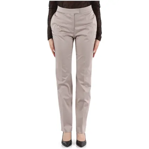Stretch cotton trousers Tamartha2 , female, Sizes: M, 3XL, L, XL, 2XL - Boss - Modalova