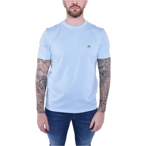 Logo Embroidered Tee , male, Sizes: M, S, XL, L, 2XL - C.P. Company - Modalova