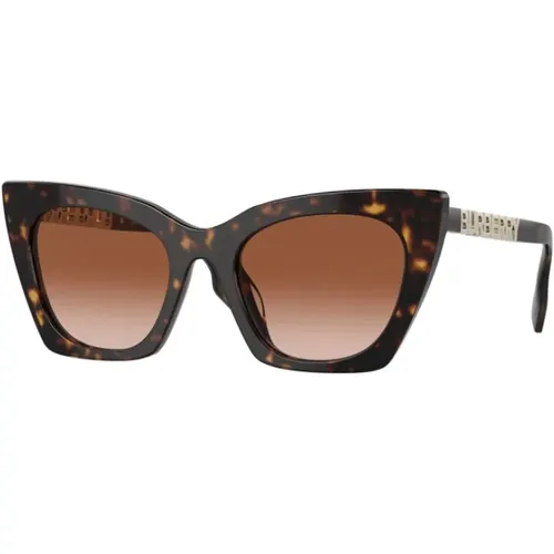 Stilvolle Sonnenbrille für Frauen , Damen, Größe: 52 MM - Burberry - Modalova