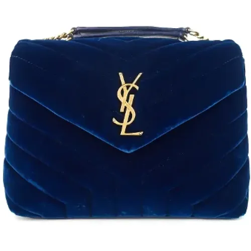 Pre-owned Velvet shoulder-bags , female, Sizes: ONE SIZE - Yves Saint Laurent Vintage - Modalova