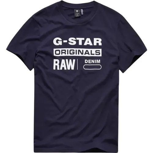T-Shirt Rundhals T-Shirt Graphic 8 Shortsleeve Round Neck - G-Star - Modalova