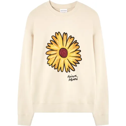 Floating Flower Sweaters , Herren, Größe: XL - Maison Kitsuné - Modalova