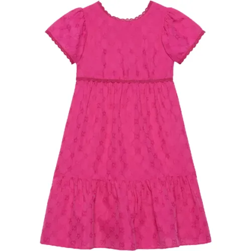 Fuchsia Stern besticktes Kleid - Gucci - Modalova