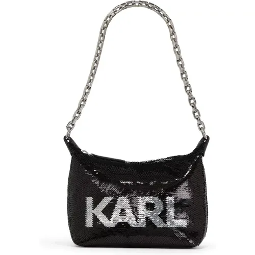 K/Evening Mini Sequins Shoulder Bag , female, Sizes: ONE SIZE - Karl Lagerfeld - Modalova