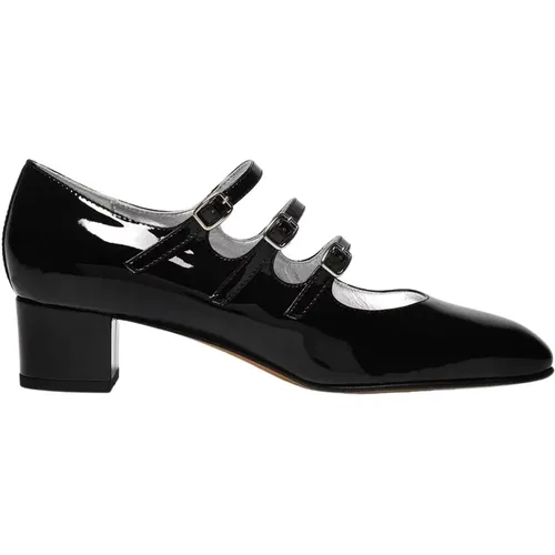 Kina Pumps in Patent Leather , female, Sizes: 2 UK, 4 1/2 UK, 3 UK, 8 UK, 4 UK, 7 UK, 5 UK, 6 UK, 5 1/2 UK - Carel - Modalova