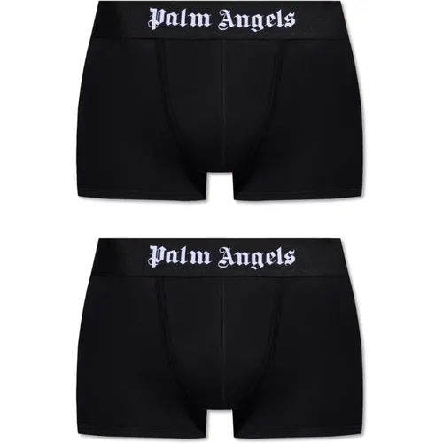 Two-Pack Boxers , male, Sizes: S - Palm Angels - Modalova