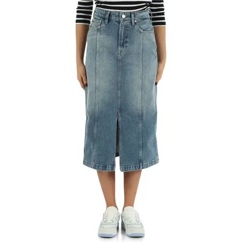 Skirts , Damen, Größe: W27 - Tommy Jeans - Modalova