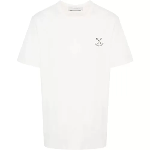 Journey T-Shirt , male, Sizes: XL, M, L, S - Golden Goose - Modalova