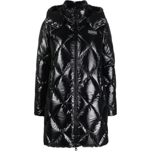 Long Down Jacket Zip Closure , female, Sizes: S - duvetica - Modalova