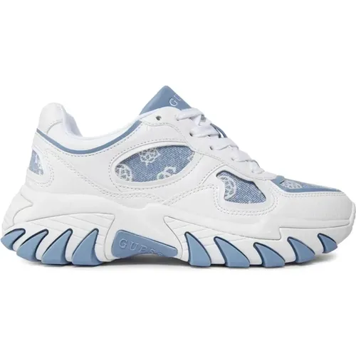 Womens /Blue Norina Sneakers , male, Sizes: 7 UK, 5 UK, 4 UK - Guess - Modalova