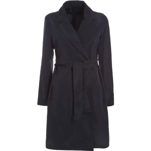 Blauer Wasserdichter Trenchcoat Set , Damen, Größe: XL - Marella - Modalova