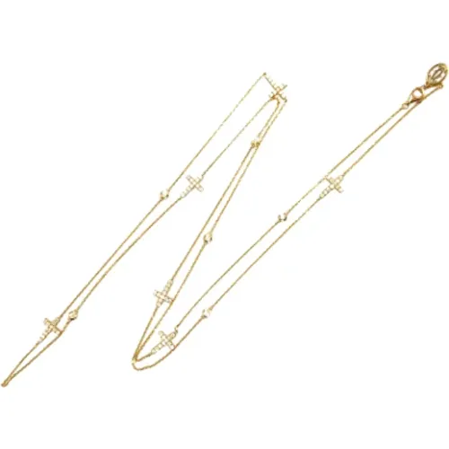 Pre-owned Rose Gold necklaces , female, Sizes: ONE SIZE - Cartier Vintage - Modalova