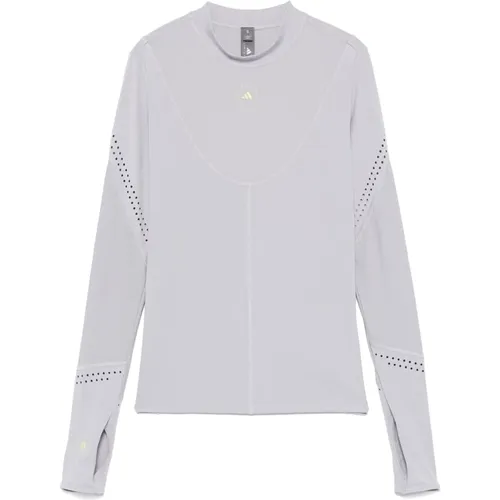 TPR Langarmshirt , Damen, Größe: M - adidas by stella mccartney - Modalova