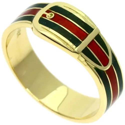 Pre-owned Gold rings , female, Sizes: ONE SIZE - Gucci Vintage - Modalova