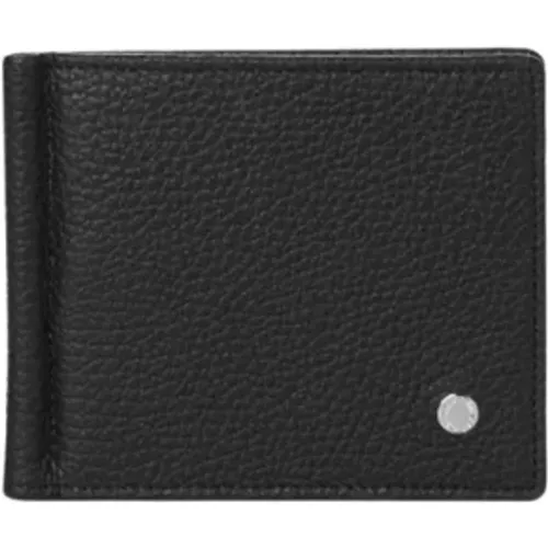 Schwarzes Leder Portemonnaie RFID-Schutz - Orciani - Modalova