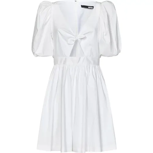 Cotton Blend Puff Sleeve Dress , female, Sizes: L, M - Rotate Birger Christensen - Modalova