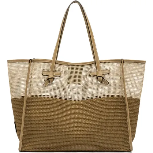 Mesh Shopping Bag Marcella , female, Sizes: ONE SIZE - Gianni Chiarini - Modalova