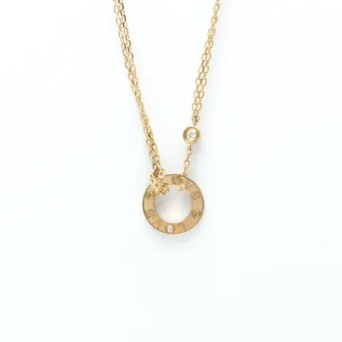 Pre-owned Rose Gold necklaces , female, Sizes: ONE SIZE - Cartier Vintage - Modalova