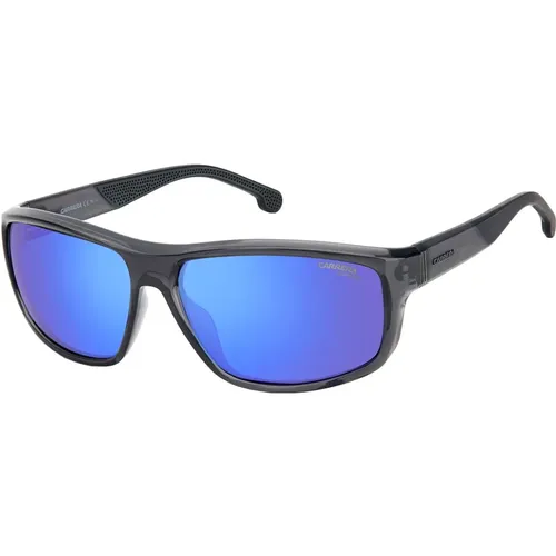 Grau/Blau Sonnenbrille 8038/S , Herren, Größe: 61 MM - Carrera - Modalova