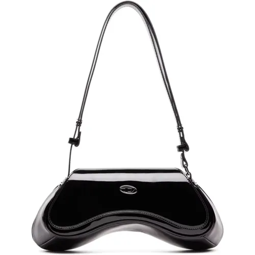 Glossy Play Crossbody Tasche Schwarz - Diesel - Modalova