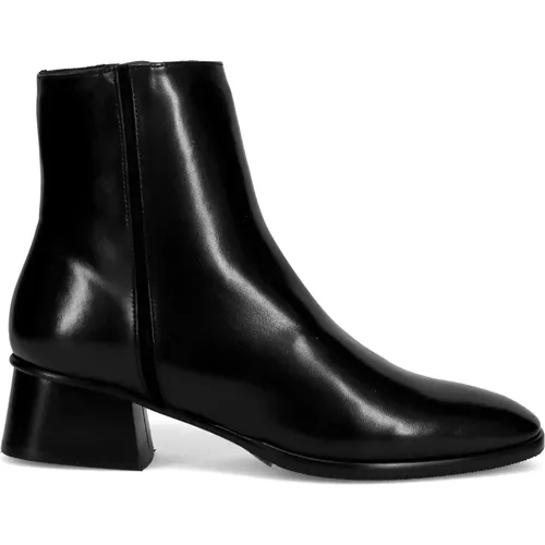 Refined Italian Leather Ankle Boots , female, Sizes: 5 UK, 4 UK - Lorenzo Masiero - Modalova