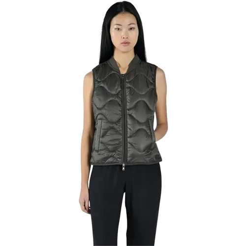 Quilted Anthracite Sweater , female, Sizes: L, XL, M, S - Canadian Classics - Modalova