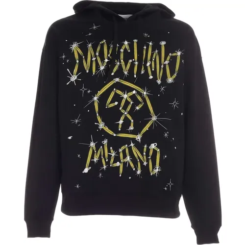 Constellation Sweatshirt Hoodie , male, Sizes: XL - Moschino - Modalova