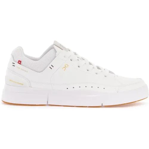 Roger Center Tennis-Inspired Eco-Leather Sneakers , female, Sizes: 7 1/2 UK, 4 UK, 6 UK, 5 UK - ON Running - Modalova