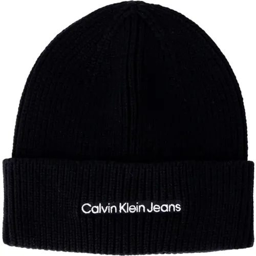 Herbst/Winter Baumwoll Beanie , Damen, Größe: ONE Size - Calvin Klein Jeans - Modalova