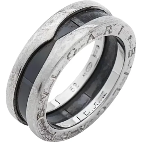 Pre-owned White Gold rings , female, Sizes: ONE SIZE - Bvlgari Vintage - Modalova