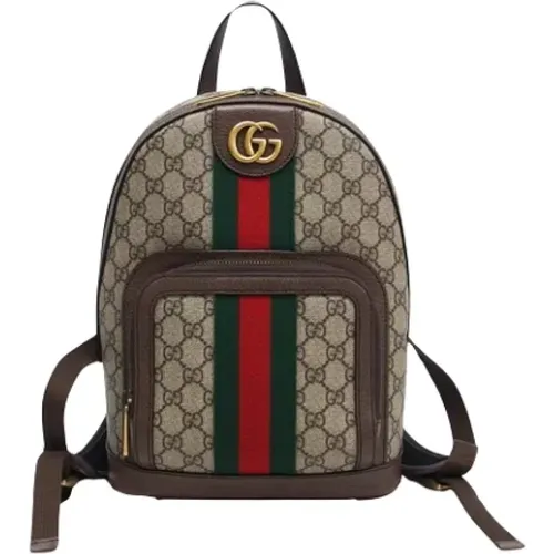 Pre-owned Canvas backpacks , female, Sizes: ONE SIZE - Gucci Vintage - Modalova